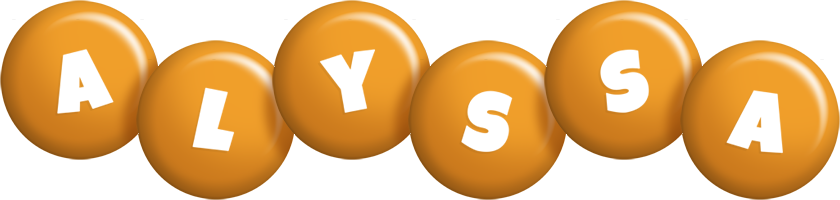 Alyssa candy-orange logo