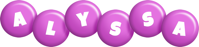 Alyssa candy-purple logo