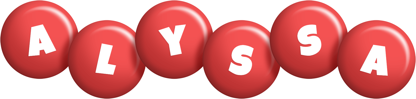 Alyssa candy-red logo