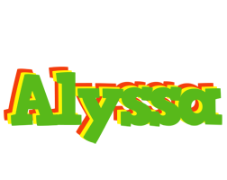 Alyssa crocodile logo