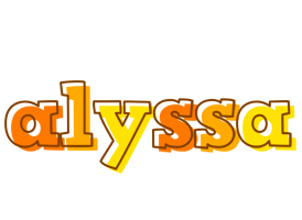 Alyssa desert logo