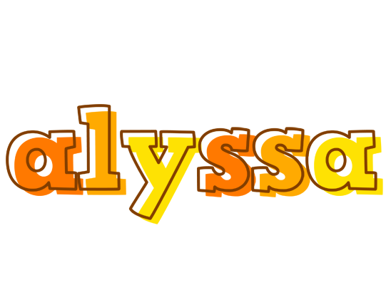 Alyssa desert logo