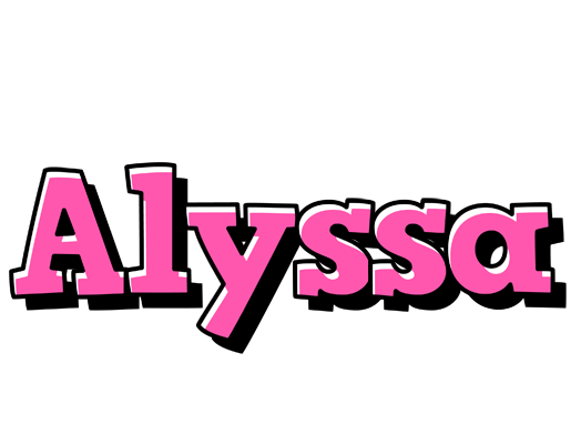 Alyssa girlish logo