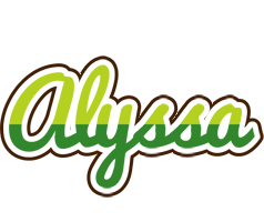 Alyssa golfing logo