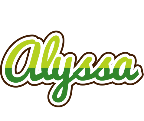 Alyssa golfing logo