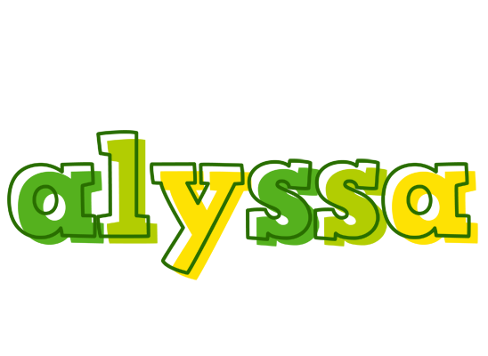 Alyssa juice logo