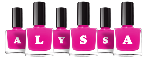 Alyssa nails logo