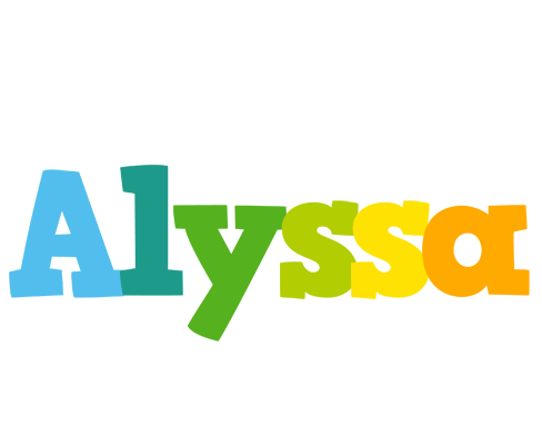 Alyssa rainbows logo