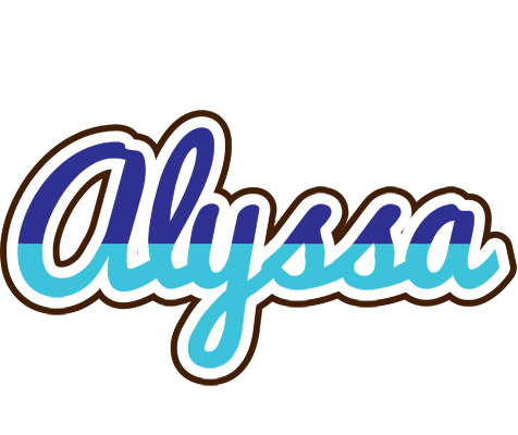 Alyssa raining logo