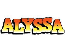 Alyssa sunset logo