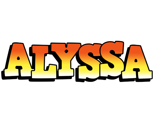Alyssa sunset logo