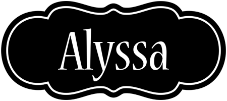 Alyssa welcome logo