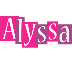 Alyssa whine logo