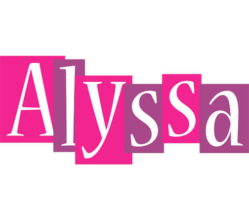 Alyssa whine logo