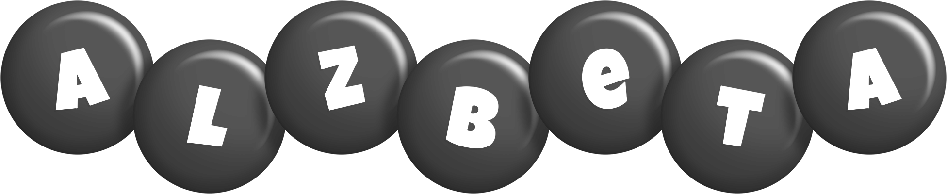 Alzbeta candy-black logo