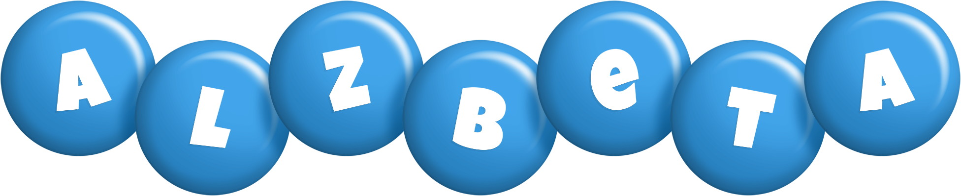 Alzbeta candy-blue logo