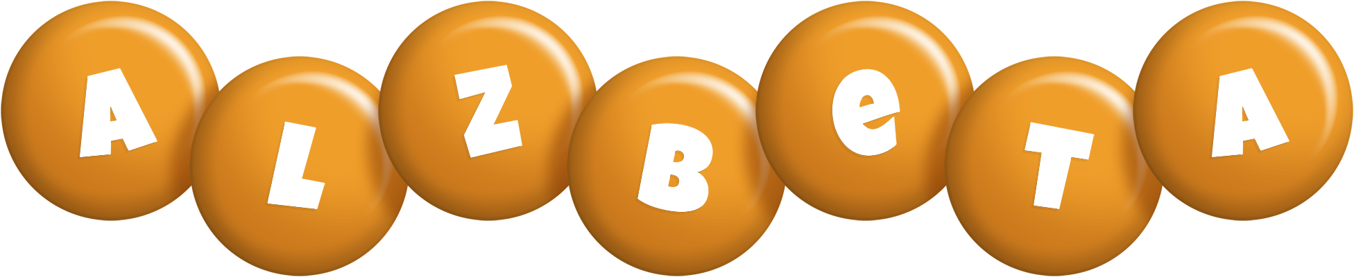 Alzbeta candy-orange logo