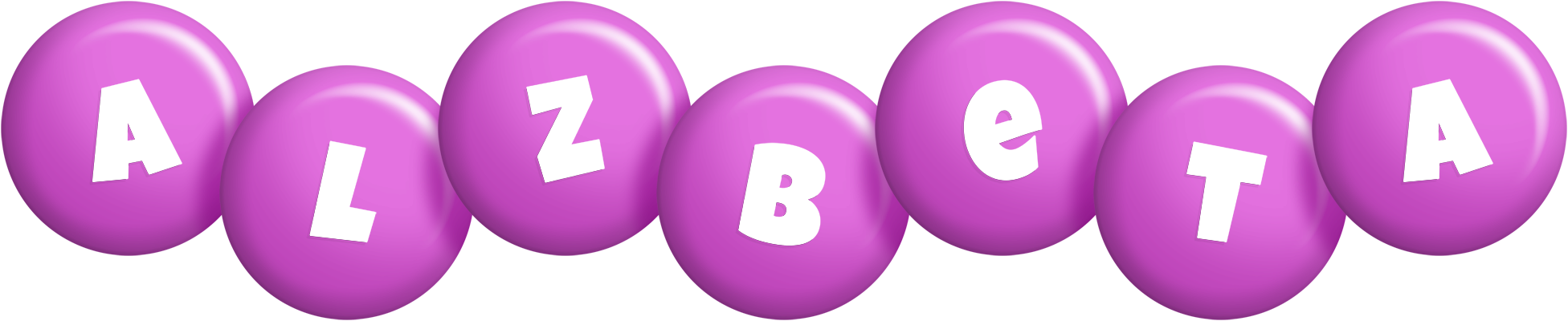 Alzbeta candy-purple logo