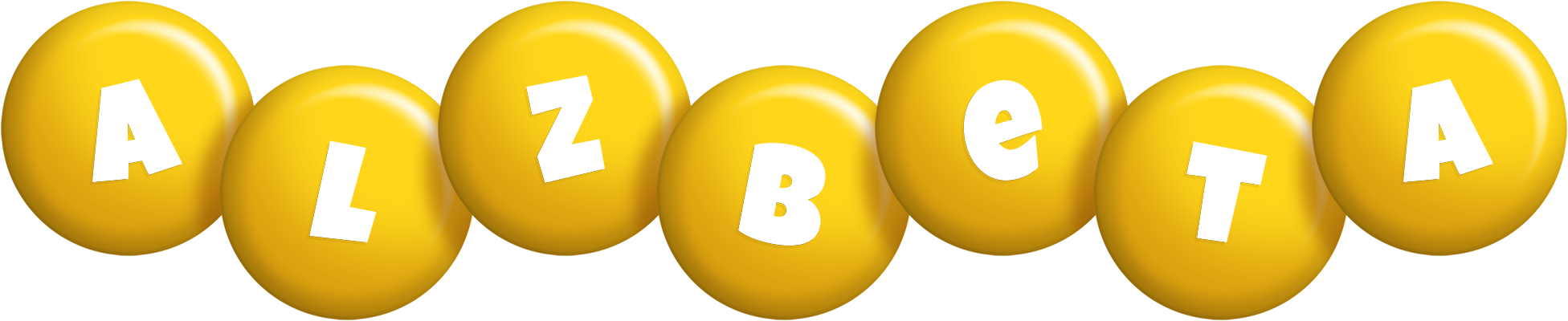 Alzbeta candy-yellow logo