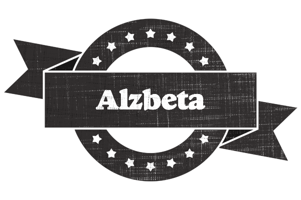 Alzbeta grunge logo