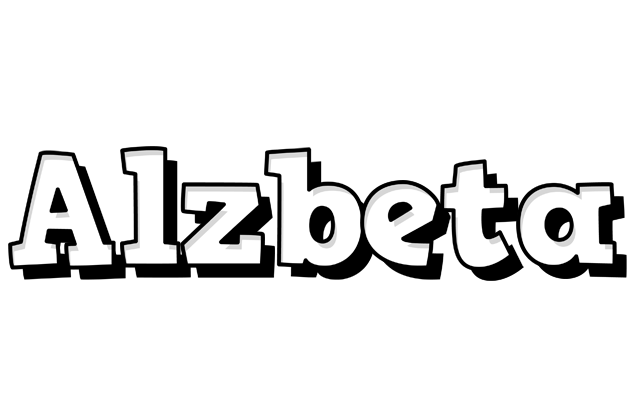 Alzbeta snowing logo