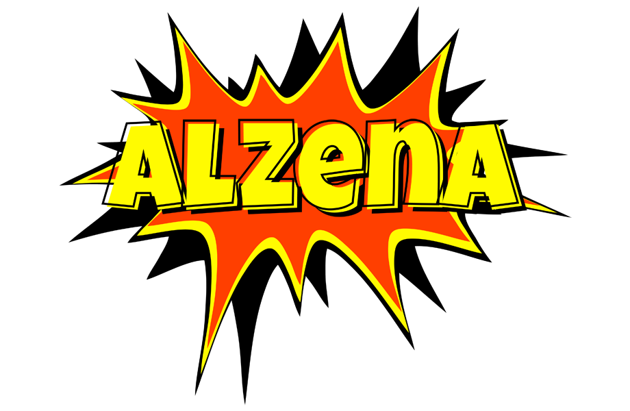 Alzena bazinga logo