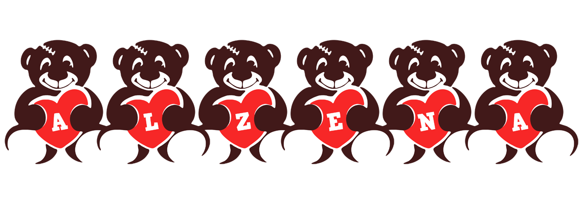 Alzena bear logo