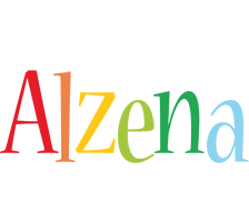 Alzena birthday logo