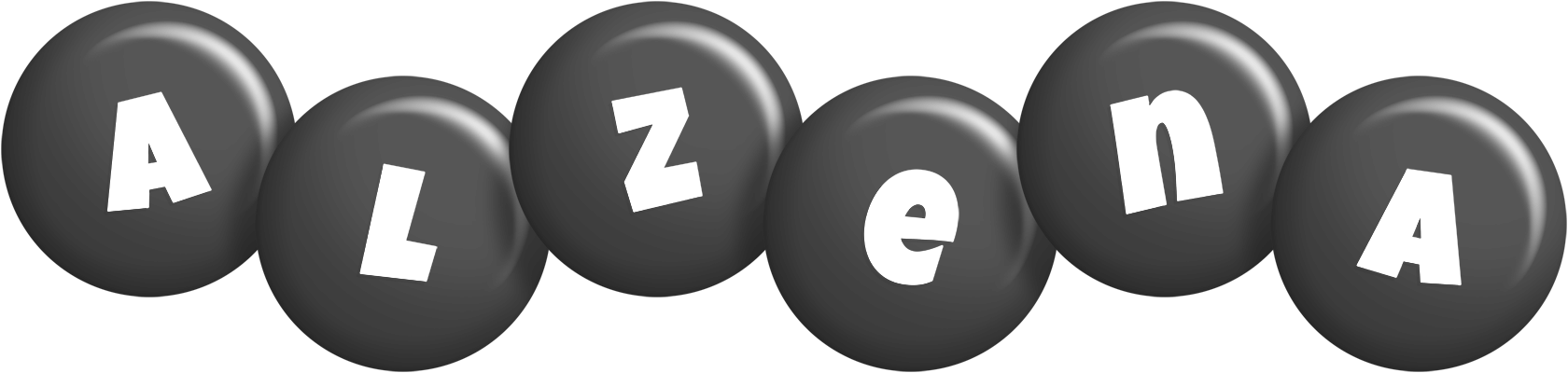 Alzena candy-black logo