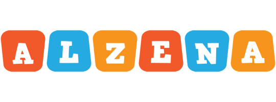 Alzena comics logo