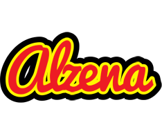 Alzena fireman logo