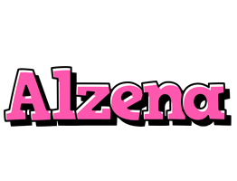 Alzena girlish logo