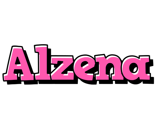 Alzena girlish logo