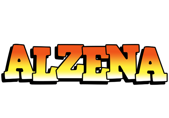 Alzena sunset logo
