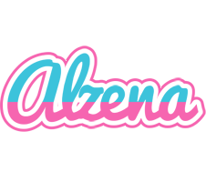 Alzena woman logo