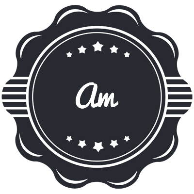 Am badge logo