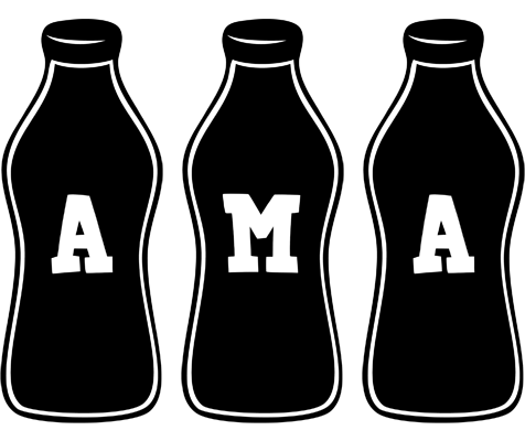Ama bottle logo