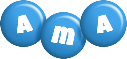 Ama candy-blue logo