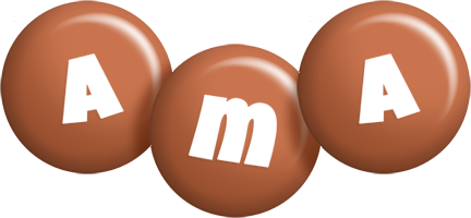Ama candy-brown logo
