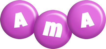 Ama candy-purple logo