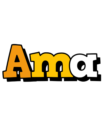 Ama cartoon logo