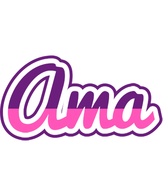 Ama cheerful logo