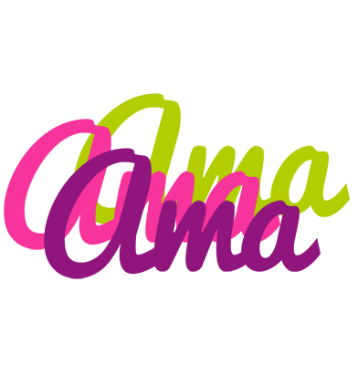Ama flowers logo
