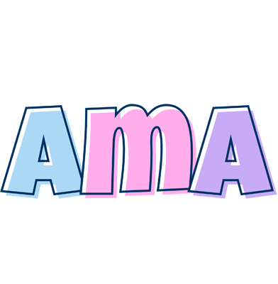 Ama pastel logo