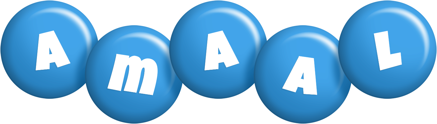 Amaal candy-blue logo