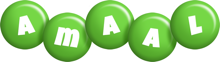 Amaal candy-green logo