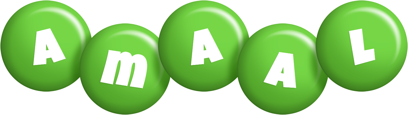 Amaal candy-green logo