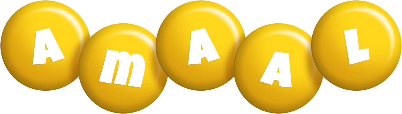 Amaal candy-yellow logo