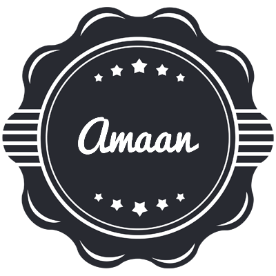 Amaan badge logo