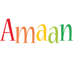 Amaan birthday logo